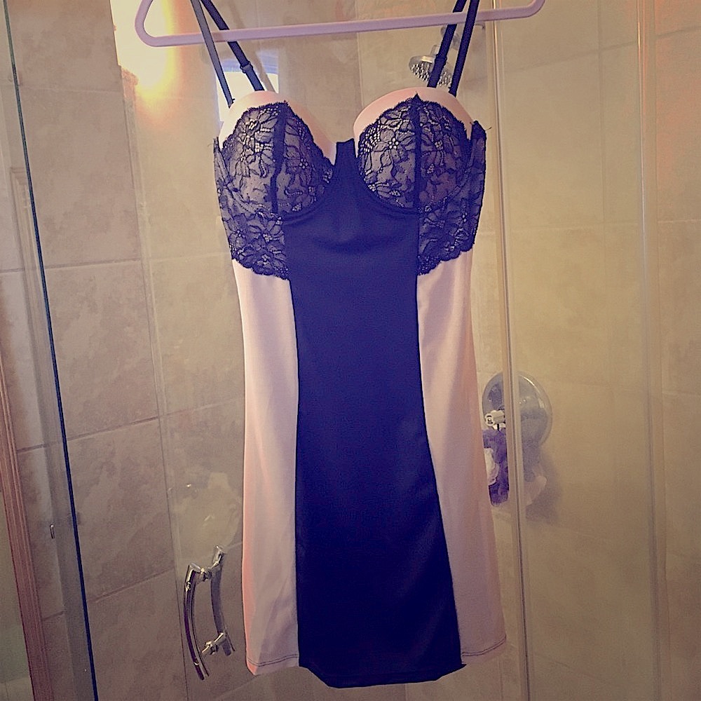 Body Con Multi- Way, Block Pattern Lingerie & Club Dress
